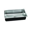 Just Manufacturing Satin 24 x 18 in. No Hole Stainless Steel Single Bowl Undermount Kitchen Sink 