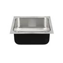 Just Manufacturing Brushed Steel 18 x 18 in. No Hole Stainless Steel Single Bowl Undermount Kitchen Sink 