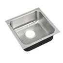 18 x 18 in. No Hole Stainless Steel Single Bowl Undermount Kitchen Sink in No. 4