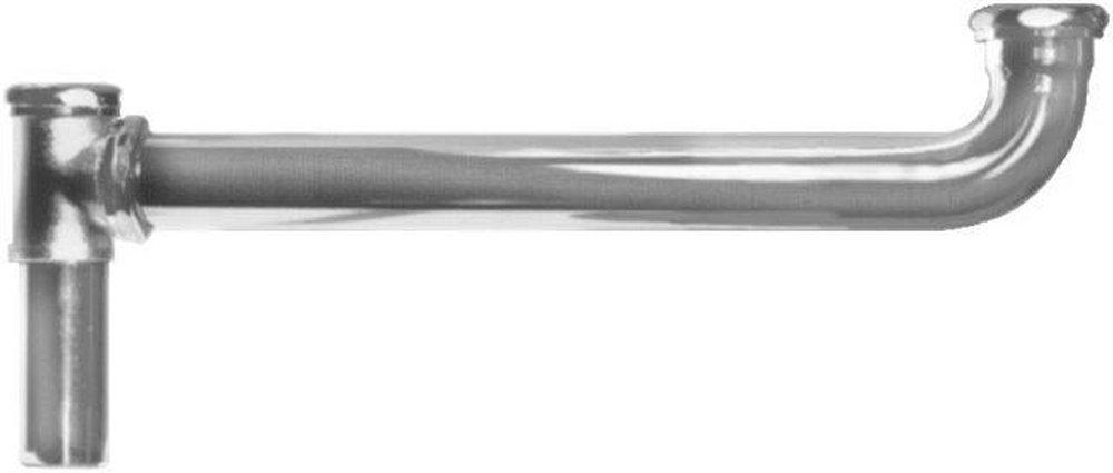 Just Manufacturing Polished Chrome Threaded Connected Waste Assembly in Stainless Steel 