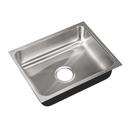 18 x 16 in. No Hole Stainless Steel Single Bowl Undermount Kitchen Sink in No. 4
