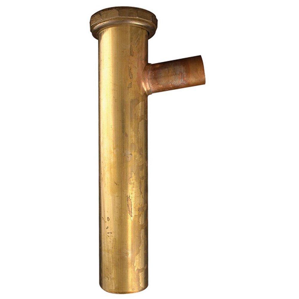 Sioux Chief Rough Brass 12 in. Direct Connect Brass Dishwasher Tailpiece in Rough Brass 