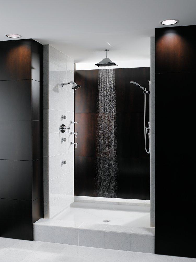 Brizo Brushed Nickel 7 in. Wall Mount Shower Arm 