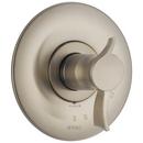 Thermostatic Valve Only Trim with Single Lever Handle in Brilliance Brushed Nickel