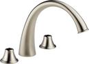 18 gpm 3-Hole Roman Tub Trim in Brilliance Brushed Nickel (Less Handle)
