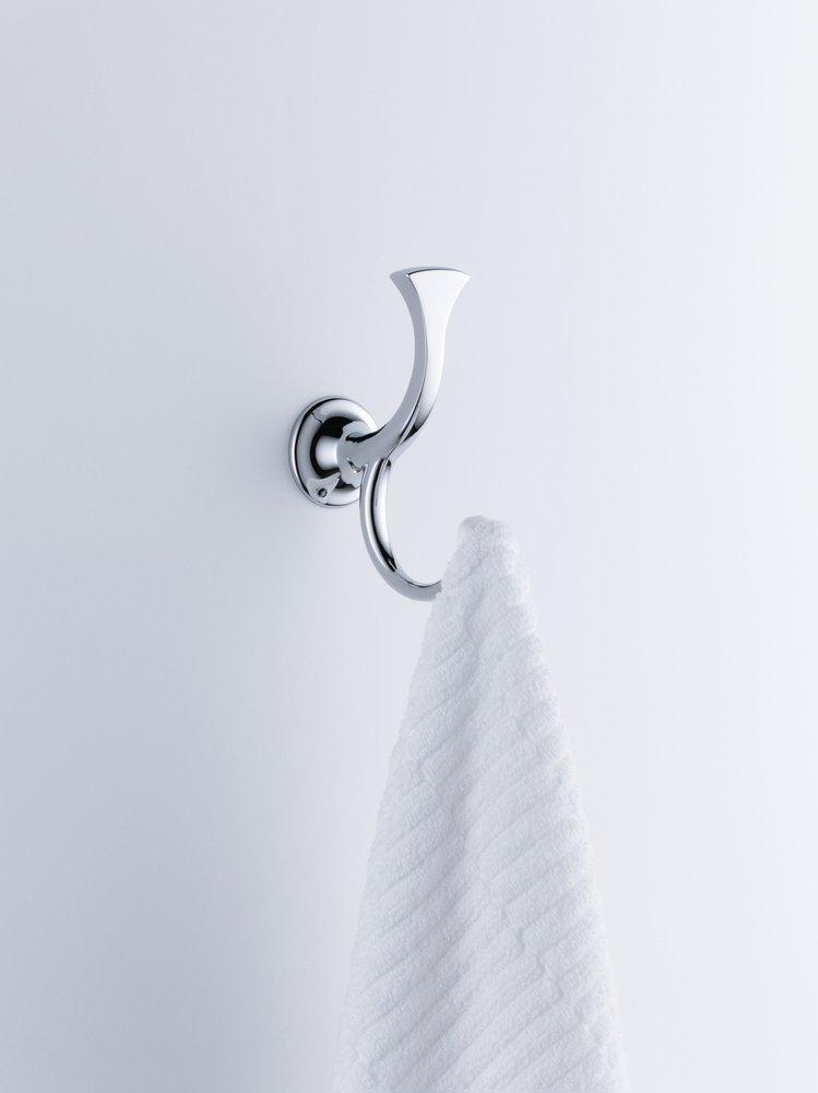 Brizo Chrome 2-Hook Robe Hook 
