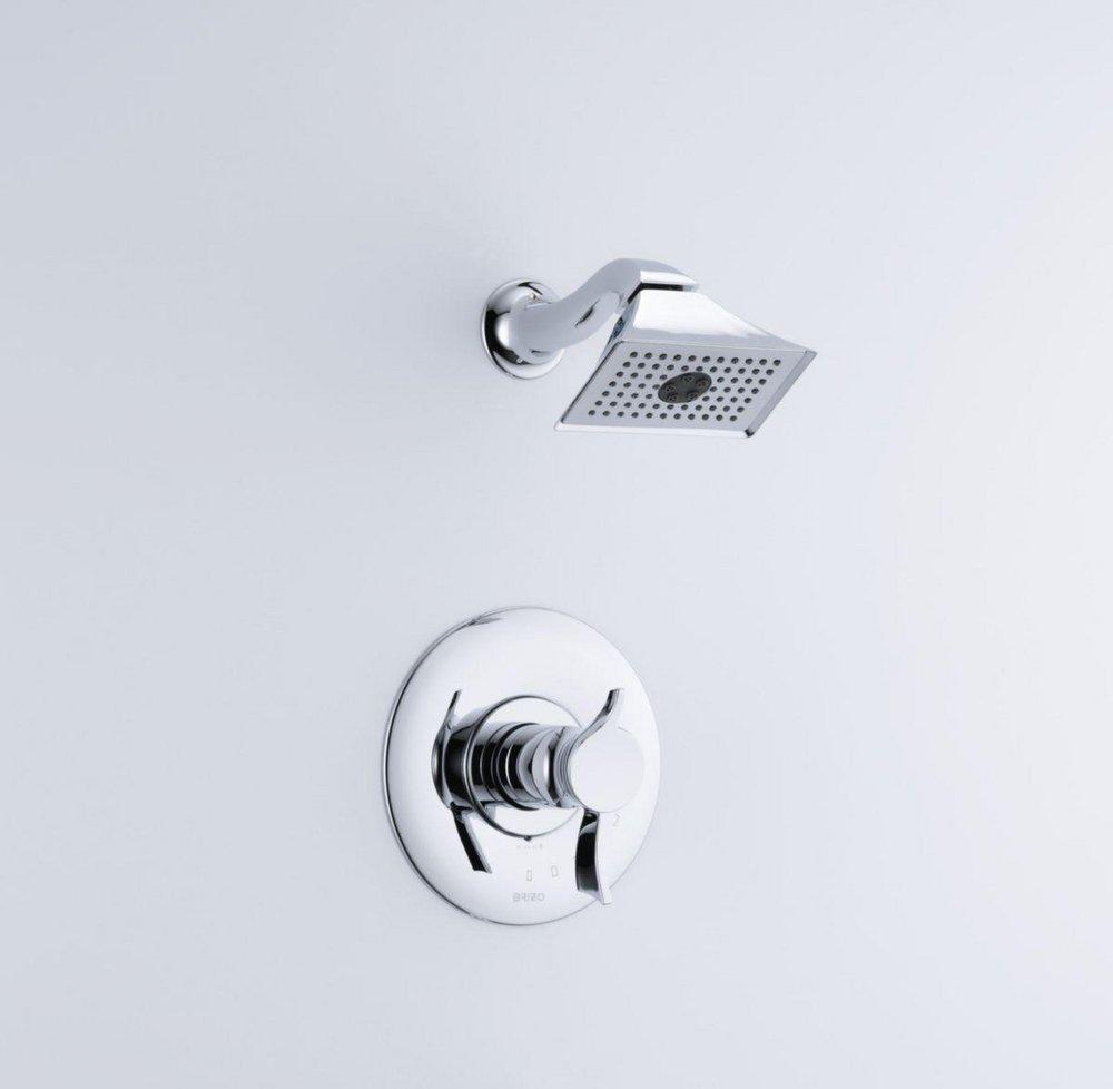 Brizo Chrome 2.5 gpm Single Lever Handle Trim Thermostatic Shower (Trim Only) 