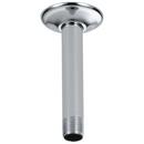 Brizo Chrome 1/2 x 2-3/8 x 6 in. NPT Solid Brass Shower Arm and Flange 