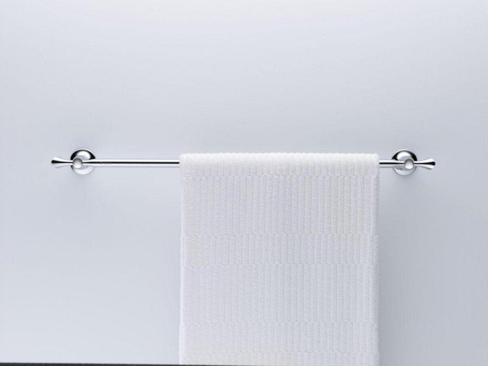 Brizo Brushed Nickel 24 in. Towel Bar 