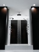 Brizo Brilliance Brushed Nickel 1/2 x 2-3/8 x 6 in. NPT Solid Brass Shower Arm and Flange 