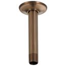 6 in. Ceiling Mount Shower Arm in Brilliance Brushed Bronze