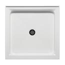 42 X 42 Single Threshold Shower Base White