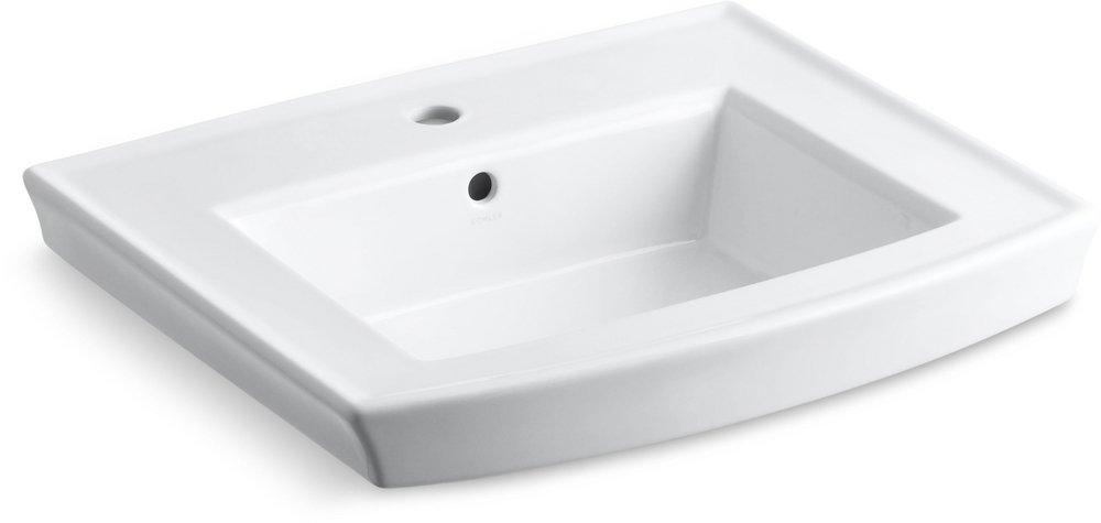 KOHLER White Pedestal Vessel 