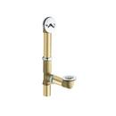 16 in. Brass Trip Lever Drain in Polished Chrome