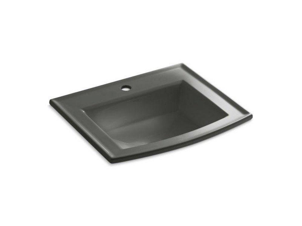 KOHLER Thunder&trade; Grey Drop-in Basin 