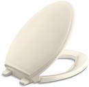 Elongated Closed Front Toilet Seat in Almond
