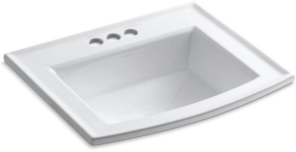 KOHLER White Drop-in Basin 