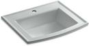 KOHLER Ice&trade; Grey Drop-in Basin 
