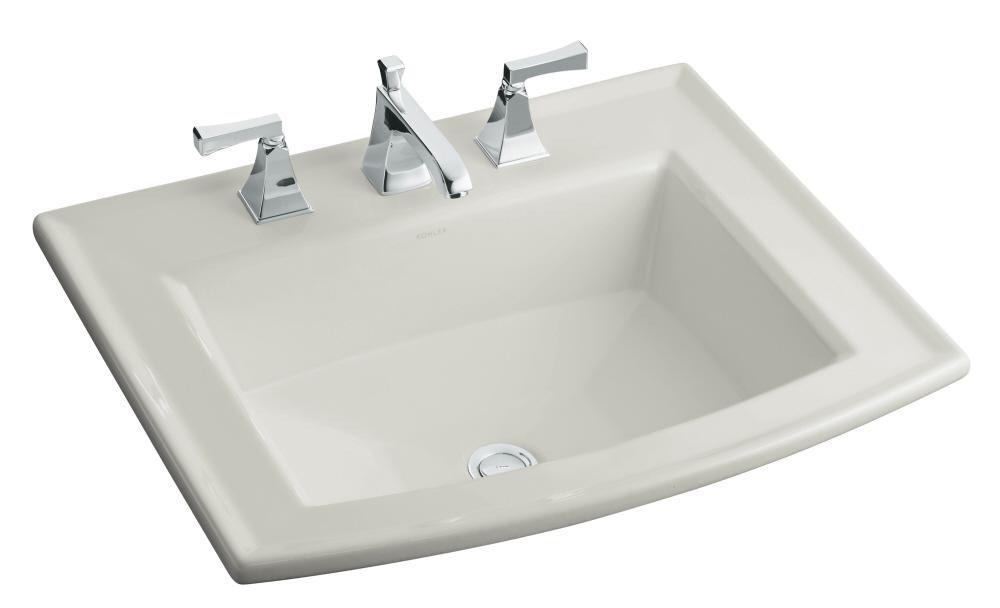 KOHLER Ice&trade; Grey Drop-in Basin 