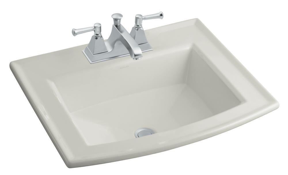 KOHLER Ice&trade; Grey Drop-in Basin 