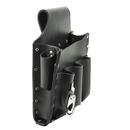 Klein Tools Black 7 x 2-1/2 in. Leather Tool Pouch 6 Pocket 