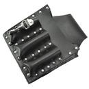 Klein Tools Black 7 x 2-1/2 in. Leather Tool Pouch 6 Pocket 