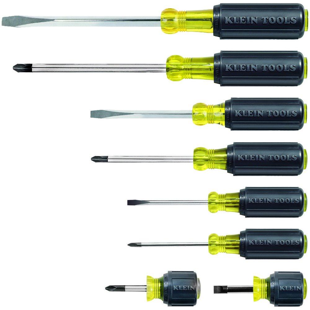 Klein Tools Black 8 Piece Screwdriver 
