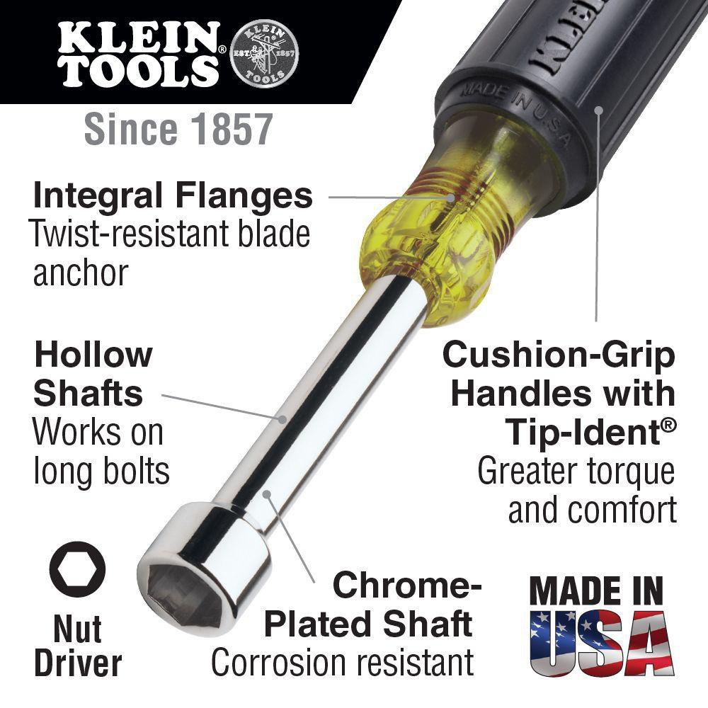 Klein Tools Yellow 2-PC STUBBY NUTDRIVER Set 