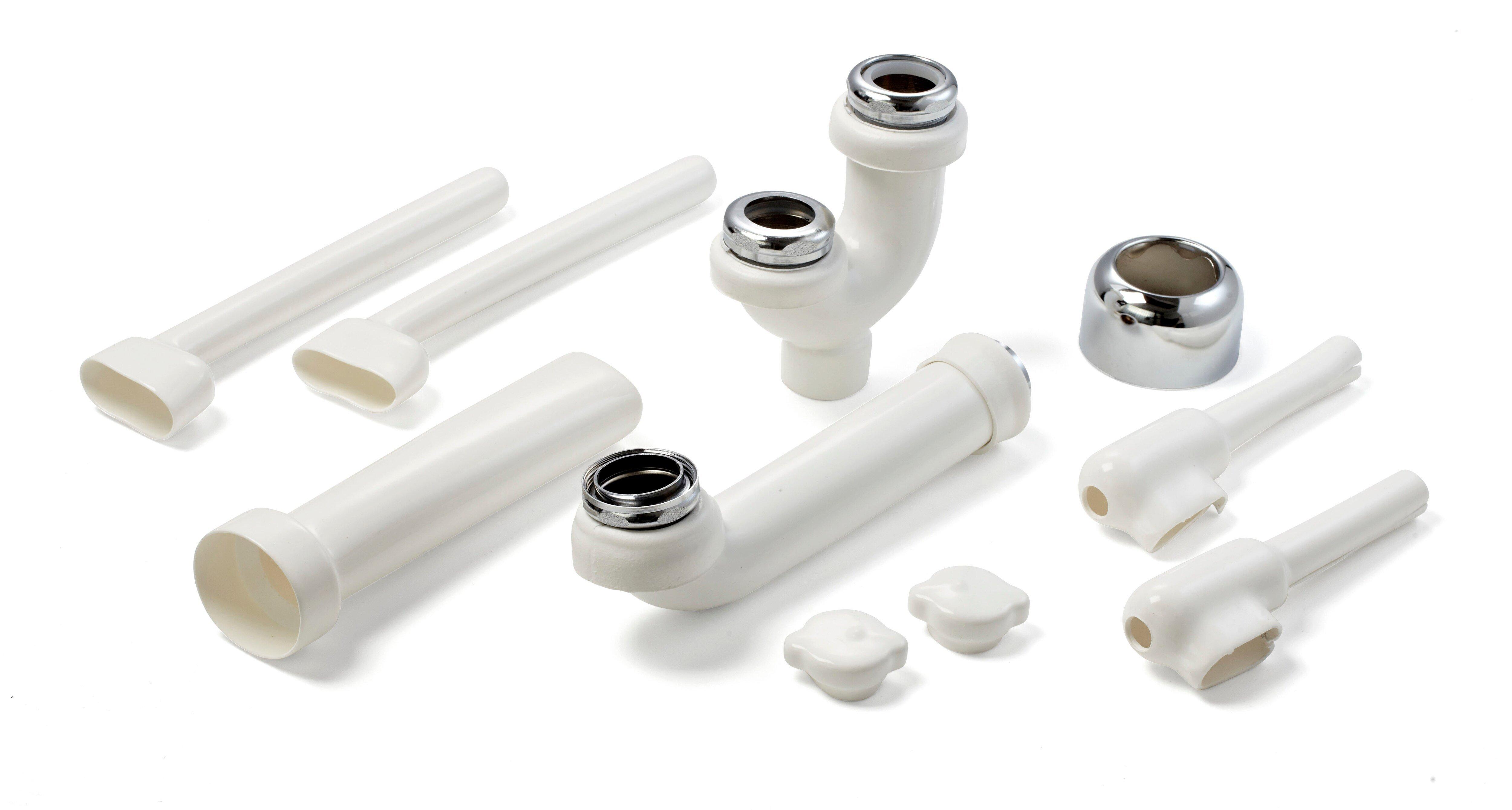 McGuire Manufacturing Chrome Plated Cast Brass P-Trap Kit 