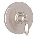 Thermostatic Non-Volume Control Valve with Single Lever Handle in Satin Nickel