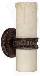 60 W 5-1/2 in. 2-Light Medium Wall Sconce in Weathered Brown