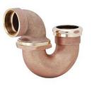 Matco-Norca Rough Brass 1-1/2 x 1-1/4 in. Sink Trap in Rough Brass 