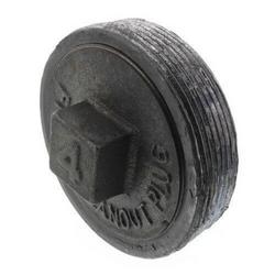 4 in. NPT Cast Iron Plug