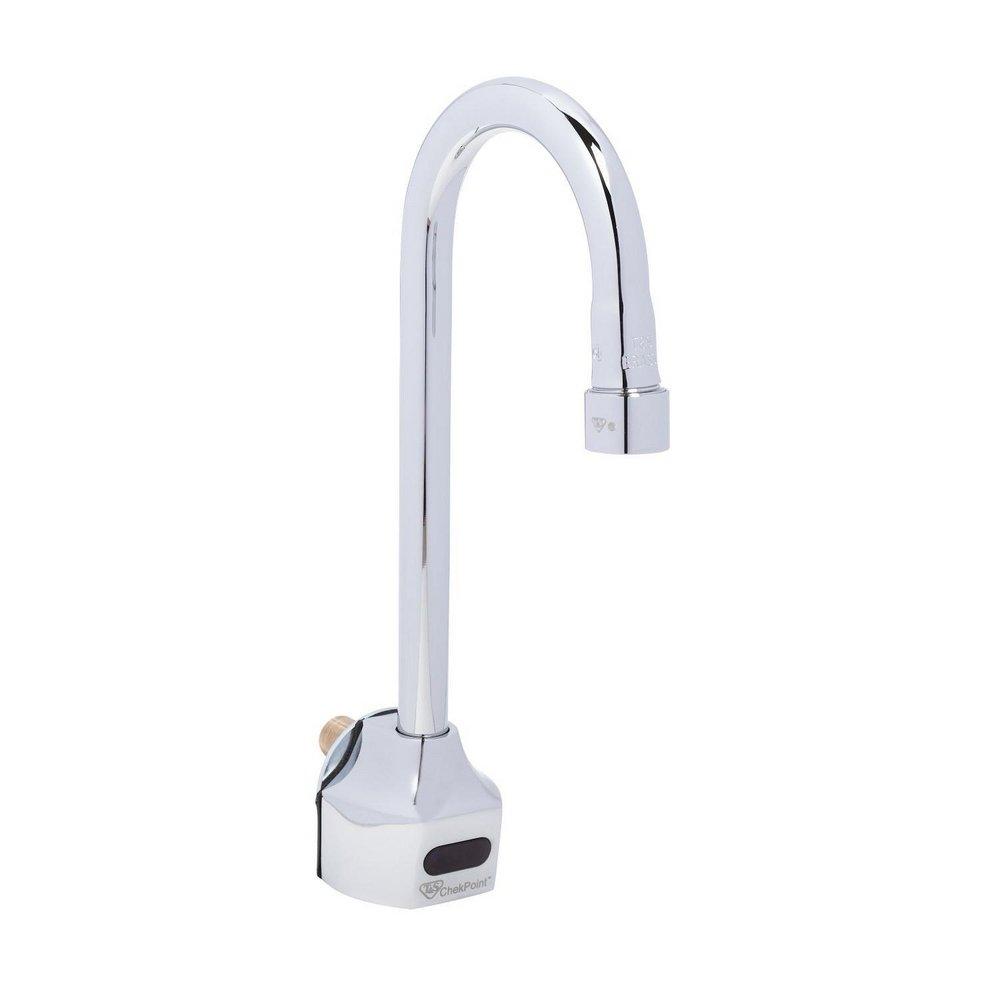 T&S Brass Chrome Plated Sensor Wall Mount Bathroom Sink Faucet 