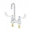 T&S Brass Polished Chrome Two Handle Bathroom Sink Faucet 