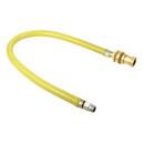 T&S Brass Yellow 1 in. Reverse Quick Disconnect Gas Hose in Yellow 