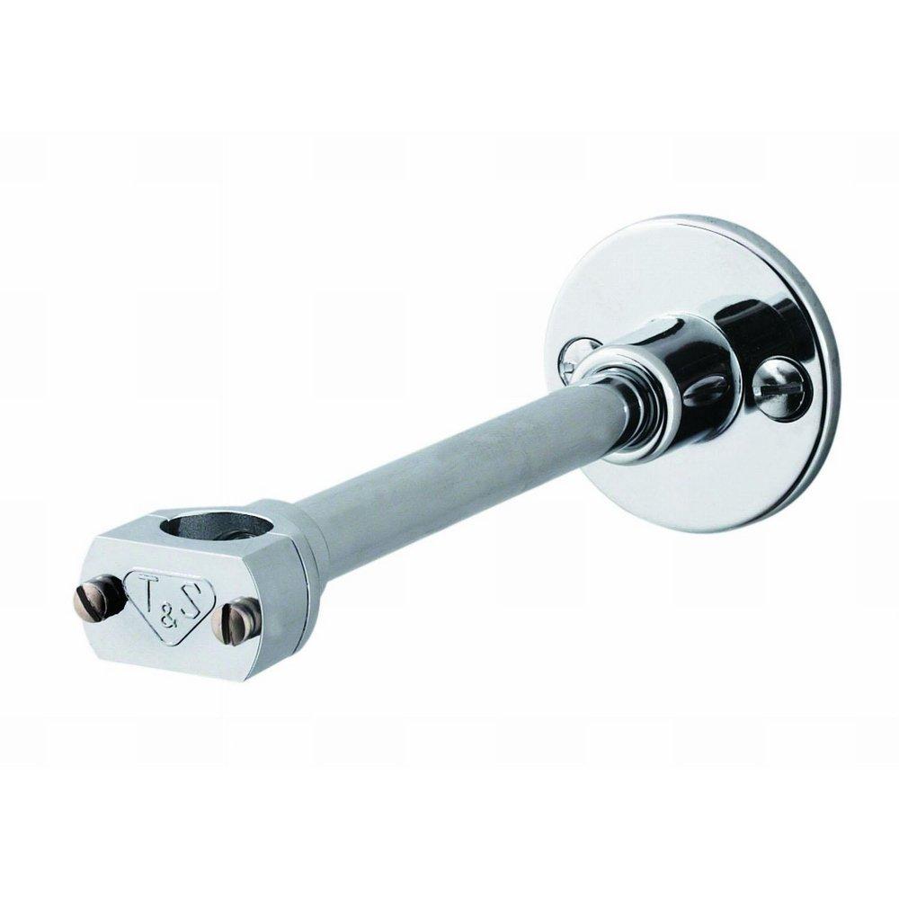 T&S Brass Polished Chrome 3/4 in. Wall Bracket 