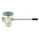 Waste Drain Valve, Lever Handle, 3" x 2" & 1-1/2" Adapter