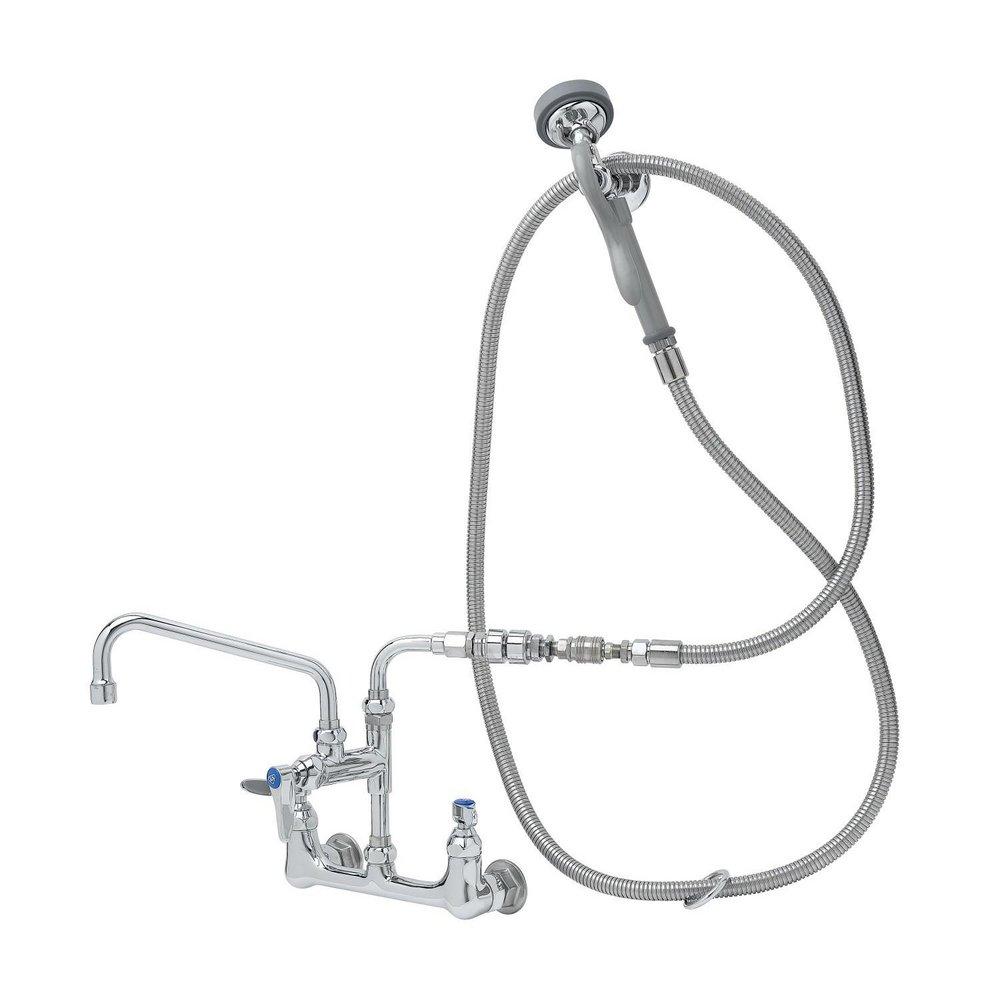 T&S Brass Chrome *CVR* California Energy Commission Registered Lead Law Compliant 1.42 GPM SPRAY ASSY WM 