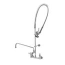Two Handle Pre-Rinse Kitchen Faucet in Chrome Plated