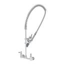 EasyInstall Pre-Rinse, Spring Action, 8" Wall Mount, Low-Flow Spray Valve, Wall Bracket