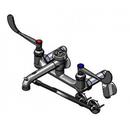 T&S Brass Polished Chrome Service Sink Faucet 