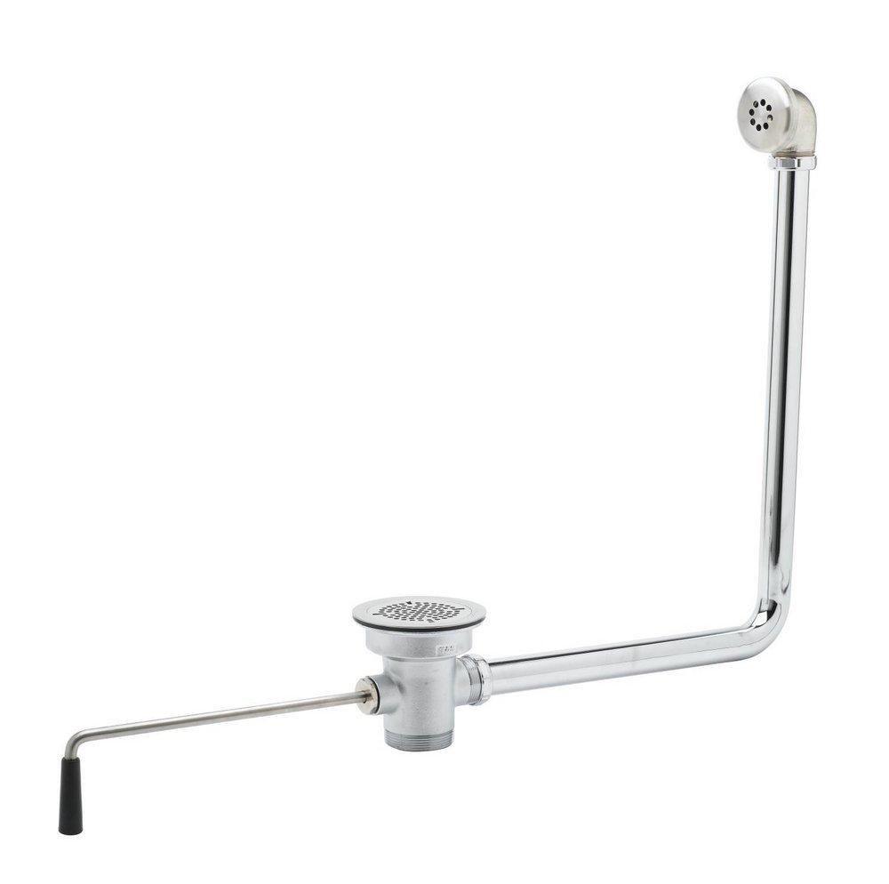 T&S Brass Chrome Plated Lift & Turn Drain 