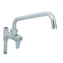 T&S Brass Polished Chrome 4.52 gpm 1 Hole Deck Mount Add-on Faucet with Single Lever Handle 