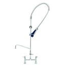EasyInstall Pre-Rinse, Spring Action, Deck Mount, 8" Centers, 12" Add-On Faucet,