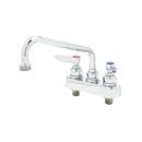 T&S Brass Chrome Lead Law Compliant 2 Handle Lever SINK Faucet 