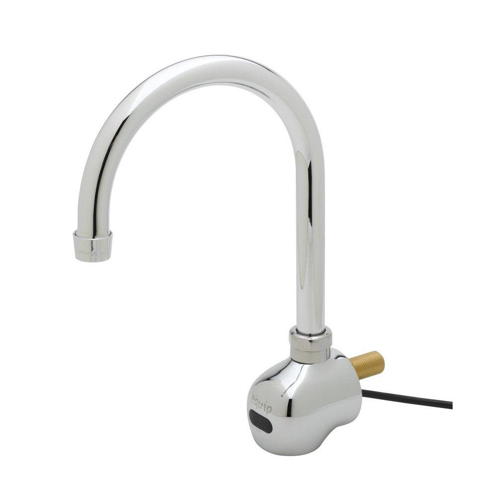 T&S Brass Polished Chrome Sensor Bathroom Sink Faucet 