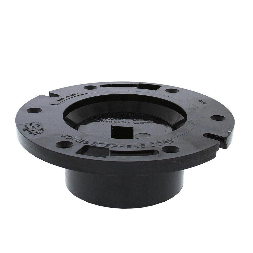 Jones Stephens Black 3 x 4 in. Plastic Closet Flange 