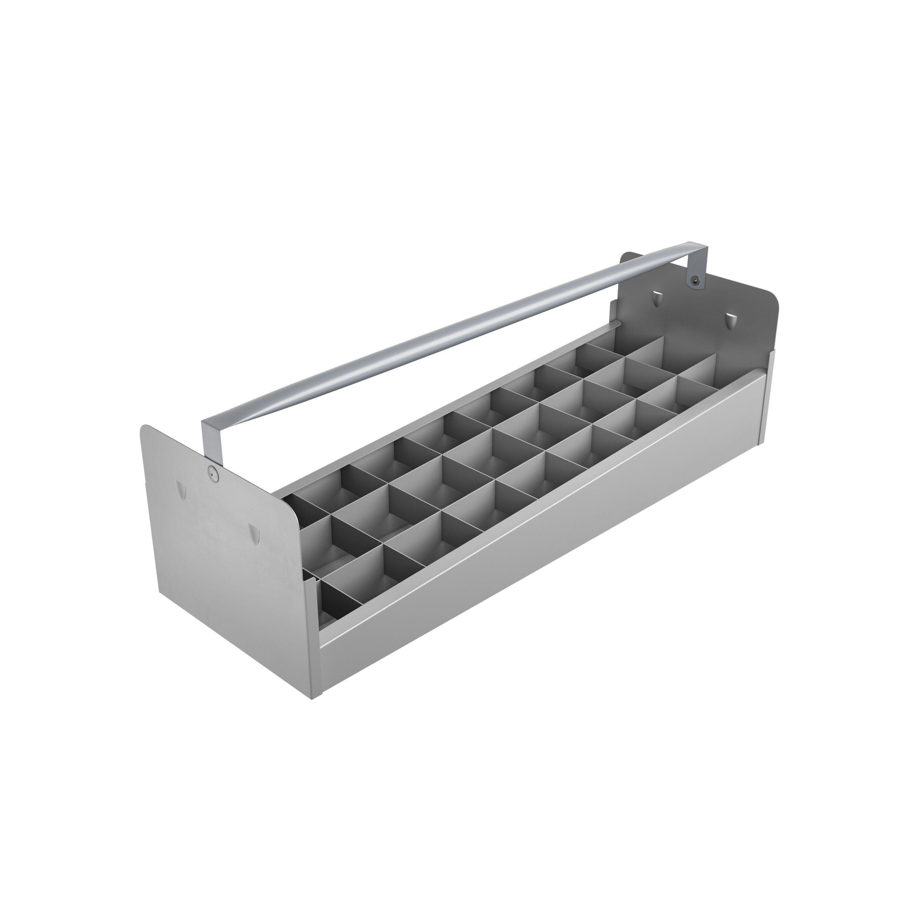 Jones Stephens Grey 2 in. 27-Piece Cap Nipple Tote Tray 