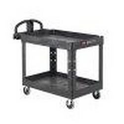 500 lb. Structural Foam Utility Cart in Black